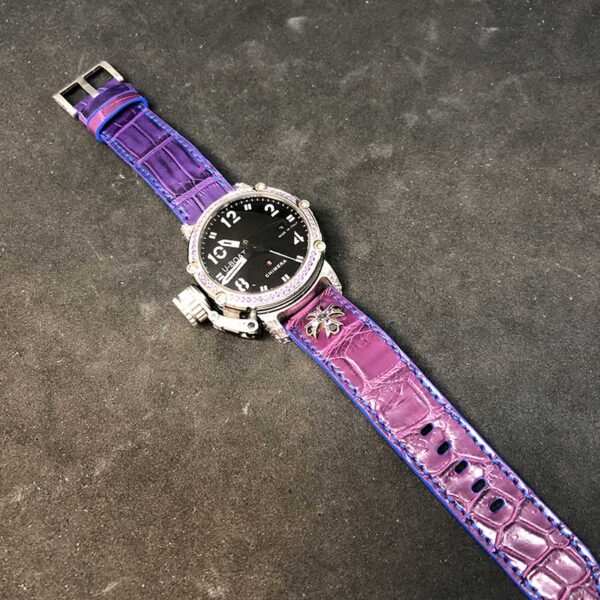 Фиолетовый ремешок для часов U-Boat Chimera