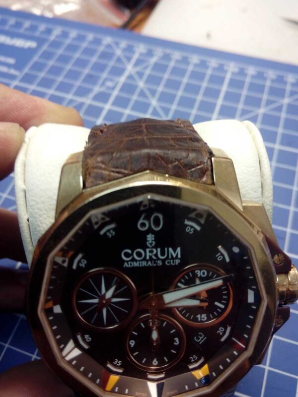 Ремешок на мужские часы Corum Admiral Cup из теленка